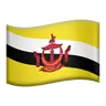 Flag: Brunei Emoji 🇧🇳 image - Apple style
