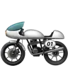 竞赛摩托车 Emoji 🏍 image - Apple style