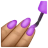 Nail Polish: Medium Skin Tone Emoji 💅🏽 image - Samsung style