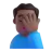 Man Facepalming: Medium-Dark Skin Tone