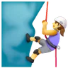 Woman Climbing Emoji 🧗‍♀️ image - Samsung style