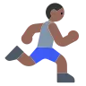 Person Running: Medium-Dark Skin Tone Emoji 🏃🏾 image - Tossface style