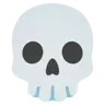 Emoji Cranio 💀 image - Google Noto Color style