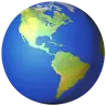 Earth Globe Americas Emoji 🌎 image - Apple style