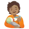 Person Feeding Baby: Medium Skin Tone Emoji 🧑🏽‍🍼 image - Google Noto Color style