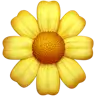 Emoji Fiorire 🌼 image - Apple style