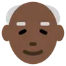 Old Man: Dark Skin Tone Emoji 👴🏿 image - Twitter / X (Twemoji) style