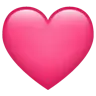 Pinkes Herz Emoji 🩷 image - WhatsApp style
