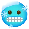 Cold Face Emoji 🥶 image - Google Noto Color style