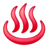 熱水泉 Emoji ♨ image - Samsung style