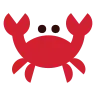 Emoji Granchio 🦀 image - Tossface style