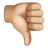 Thumbs Down: Medium-Light Skin Tone