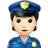 Police Officer: Light Skin Tone