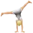 Person Cartwheeling: Medium-Light Skin Tone