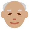 Old Man: Medium Skin Tone Emoji 👴🏽 image - Twitter / X (Twemoji) style