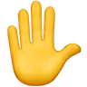 Raised Hand Emoji ✋ image - Apple style