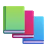Bücher Emoji 📚 image - Microsoft 3D Fluent style