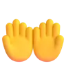 Emoji Palms Up Together 🤲 image - Microsoft 3D Fluent style