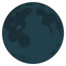 New Moon Emoji 🌑 image - Google Noto Color style