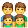 Family: Man, Man, Boy, Boy Emoji 👨‍👨‍👦‍👦 image - Samsung style