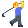 Man Golfing Emoji 🏌️‍♂️ image - Tossface style