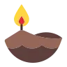 Emoji Lampada Diya 🪔 image - Tossface style