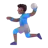 Man Playing Handball: Medium-Dark Skin Tone