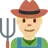 Man Farmer: Medium-Light Skin Tone