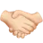 Handshake: Light Skin Tone
