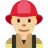 Man Firefighter: Medium-Light Skin Tone