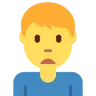 Man Frowning Emoji 🙍‍♂️ image - Twitter / X (Twemoji) style
