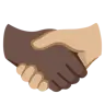 Handshake: Medium-Light Skin Tone, Dark Skin Tone Emoji 🫱🏼‍🫲🏿 image - Google Noto Color style