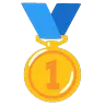 Medal Pierwszego Miejsca Emoji 🥇 image - Google Noto Color Animated style