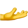 Palm Up Hand Emoji 🫴 image - Apple style