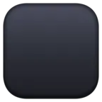 ブラックラージスクエア Emoji ⬛ image - Facebook Meta style