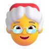 คุณแม่คริสต์มาส Emoji 🤶 image - Microsoft 3D Fluent style