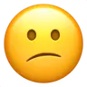 Zmieszana Twarz Emoji 😕 image - Apple style