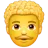 Man: Curly Hair