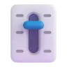 Suwak poziomu Emoji 🎚 image - Microsoft 3D Fluent style