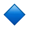 Petit losange bleu Emoji 🔹 image - Apple style