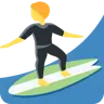 Emoji Surfer 🏄 image - Twitter / X (Twemoji) style