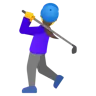 Woman Golfing: Light Skin Tone Emoji 🏌🏻‍♀️ image - Google Noto Color style
