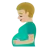 Pregnant Man: Medium-Light Skin Tone
