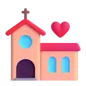 งานแต่งงาน Emoji 💒 image - Microsoft 3D Fluent style