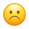 หน้าขาวขมวดคิ้ว Emoji ☹ image - Telegram style