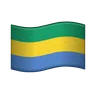 Flag: Gabon Emoji 🇬🇦 image - Telegram style