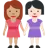 Women Holding Hands: Medium Skin Tone, Light Skin Tone