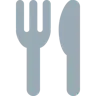 Fork And Knife Emoji 🍴 image - Twitter / X (Twemoji) style