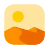 Wüste Emoji 🏜 image - Tossface style