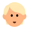 Person: Medium-Light Skin Tone, Blond Hair Emoji 👱🏼 image - Tossface style